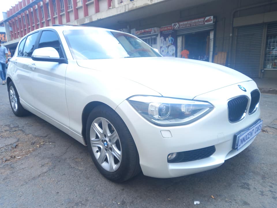 2014 BMW 116i PETROL, AUTOMATIC TRANSMISSION, WHITE COLOUR, MILEAGE 91000KM