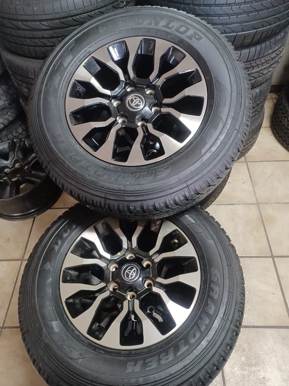 17inch Toyota Gazoo/Hilux Gazoo/Fortuner original mags with brand new 265/65/17 - Private Seller 17inch Toyota Gazoo/Hilux Gazoo/Fortuner original mags with brand new 265/65/17 - Private Seller