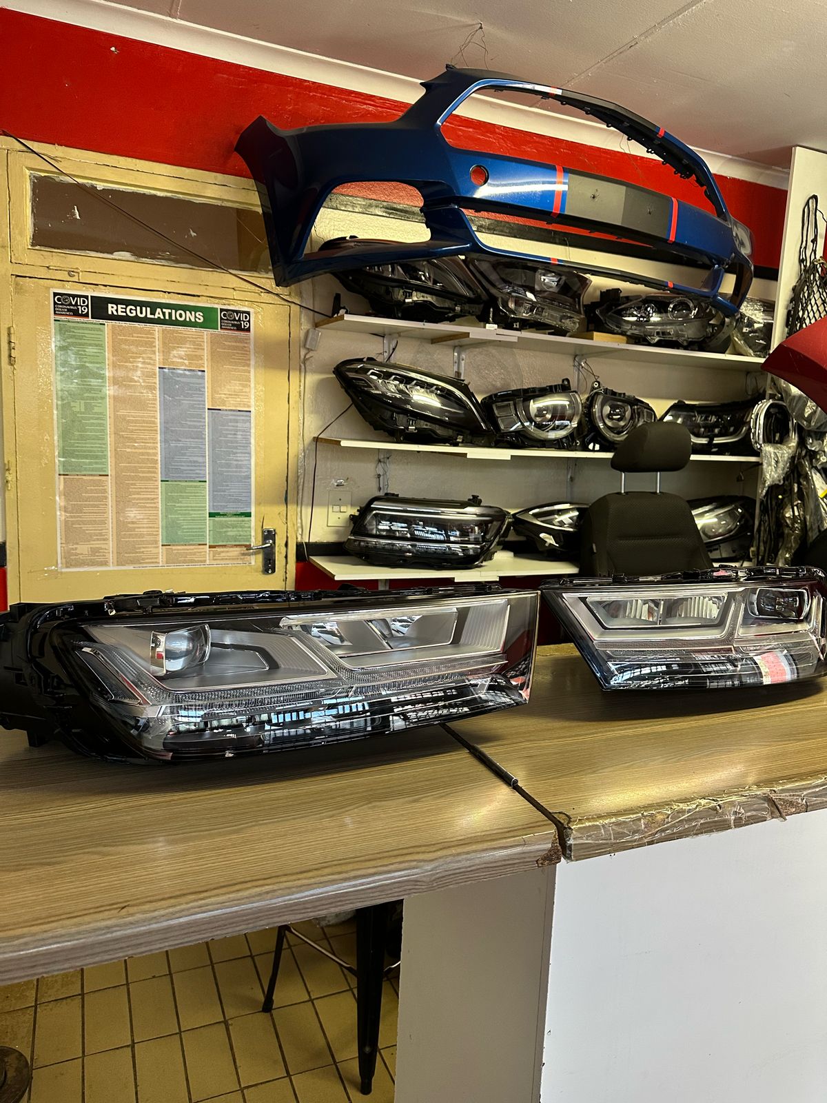 2019 AUDI Q7 FRONT HEADLIGHTS RIGHT AND LEFT IN A PRESTINE CONDITION FOR SALE - Private Seller 2019 AUDI Q7 FRONT HEADLIGHTS RIGHT AND LEFT IN A PRESTINE CONDITION FOR SALE - Private Seller