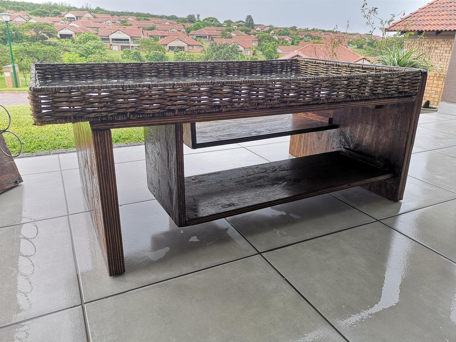 Bespoke Coffee Table And Wine Rack