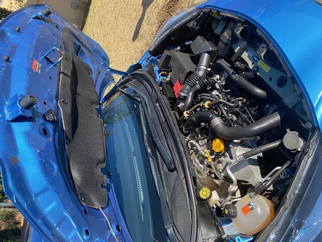 Blue Nissan Micra 900T Acenta