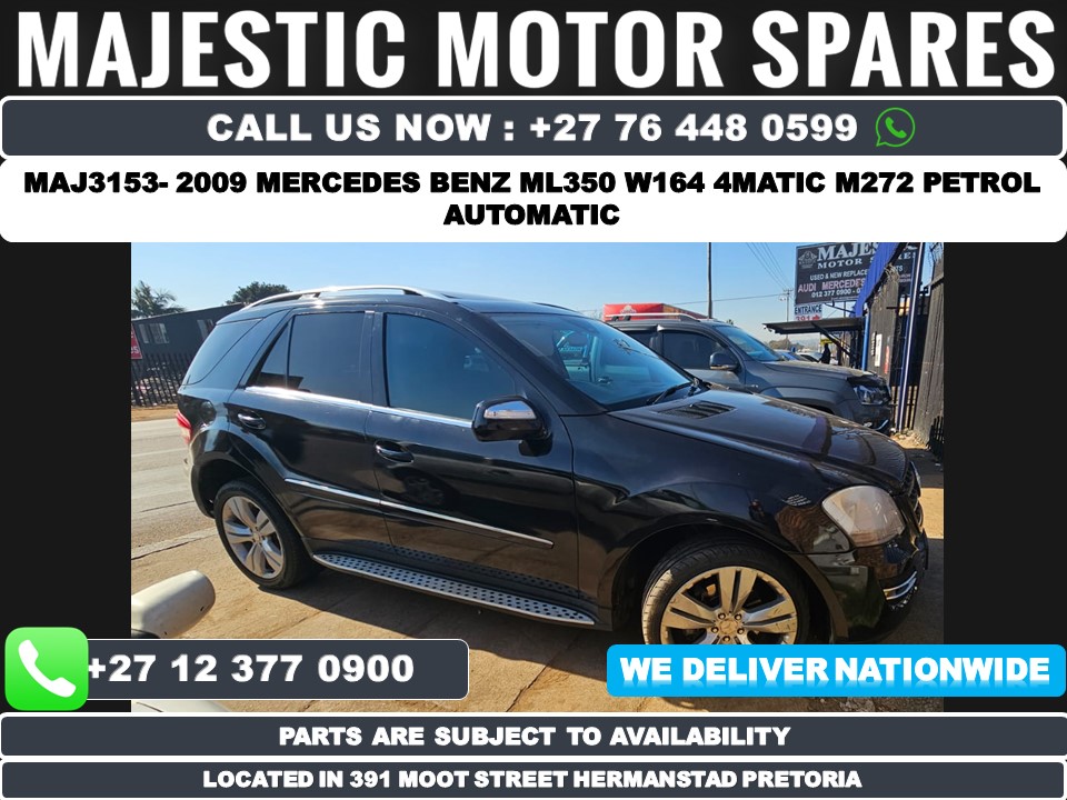 Mercedes Benz ML350 W164 4matic M272 spares used- Black - Private Seller Mercedes Benz ML350 W164 4matic M272 spares used- Black - Private Seller