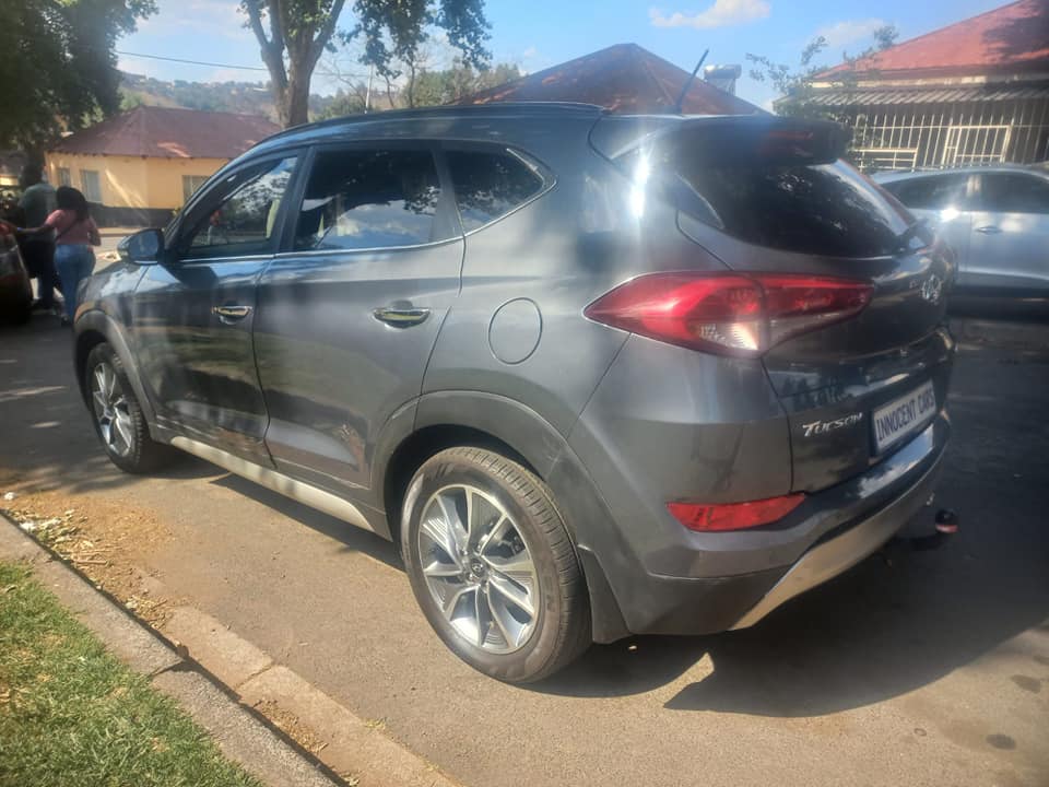 2018 HYUNDAI TUCSON SUV 2.0 CRDI DIESEL, AUTOMATIC, GREY COLOR, MILEAGE 96000KMS