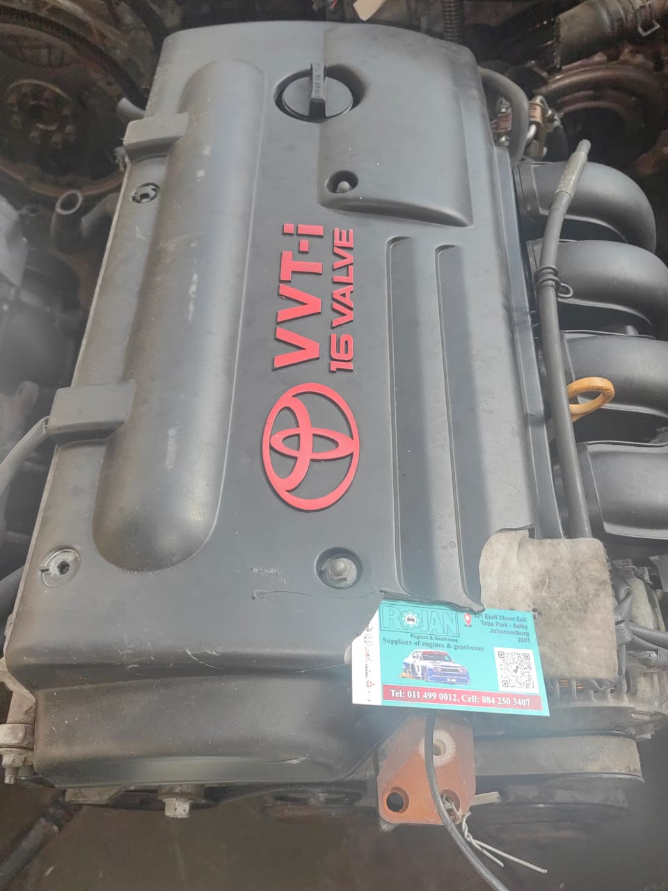 Toyota 1ZZ Engine for sale R19500 at Rojan Engines and gearboxes - Private Seller Toyota 1ZZ Engine for sale R19500 at Rojan Engines and gearboxes - Private Seller