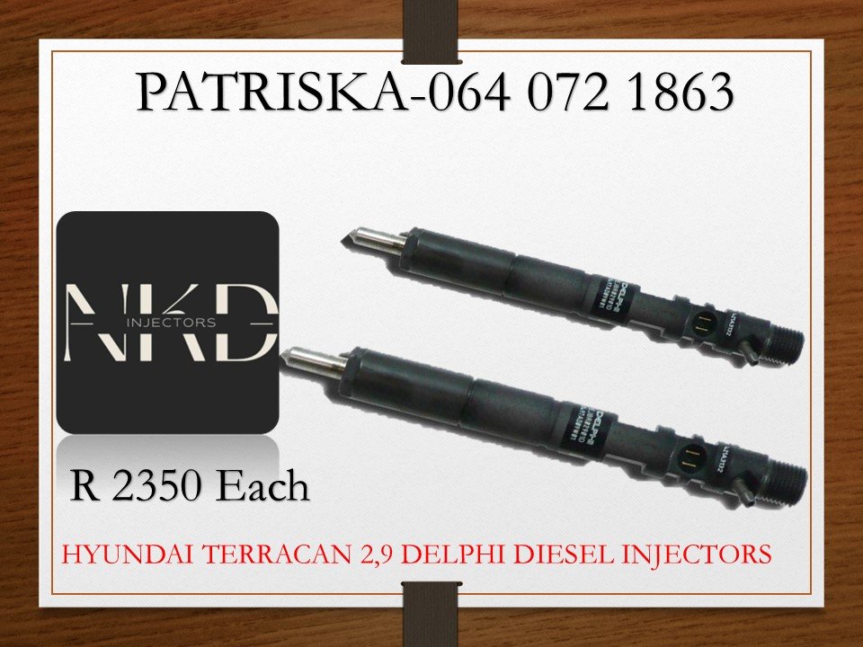 HYUNDAI TERRACA 2,9 DIESEL INJECTORS FOR SALE - Private Seller HYUNDAI TERRACA 2,9 DIESEL INJECTORS FOR SALE - Private Seller