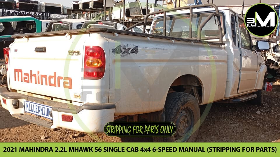 2021 MAHINDRA M-HAWK S6 PIK UP 4x4 2.2 S/CAB (STRIPPING FOR PARTS)
