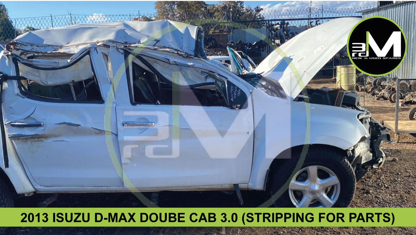 2013 ISUZU D-MAX DOUBLE CAB 3.0 (STRIPPING FOR PARTS) - Private Seller 2013 ISUZU D-MAX DOUBLE CAB 3.0 (STRIPPING FOR PARTS) - Private Seller