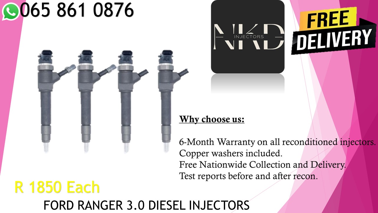 FORD RANGER 3.0 DIESEL INJECTORS FOR SALE / RECON - Private Seller FORD RANGER 3.0 DIESEL INJECTORS FOR SALE / RECON - Private Seller