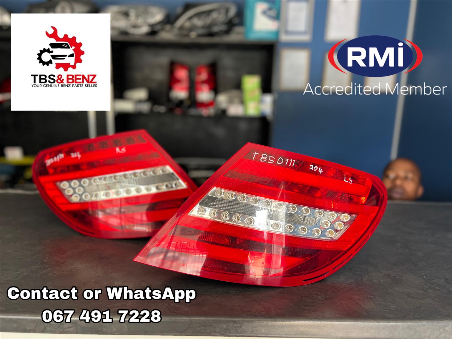 W204 LED taillights for sale - Private Seller