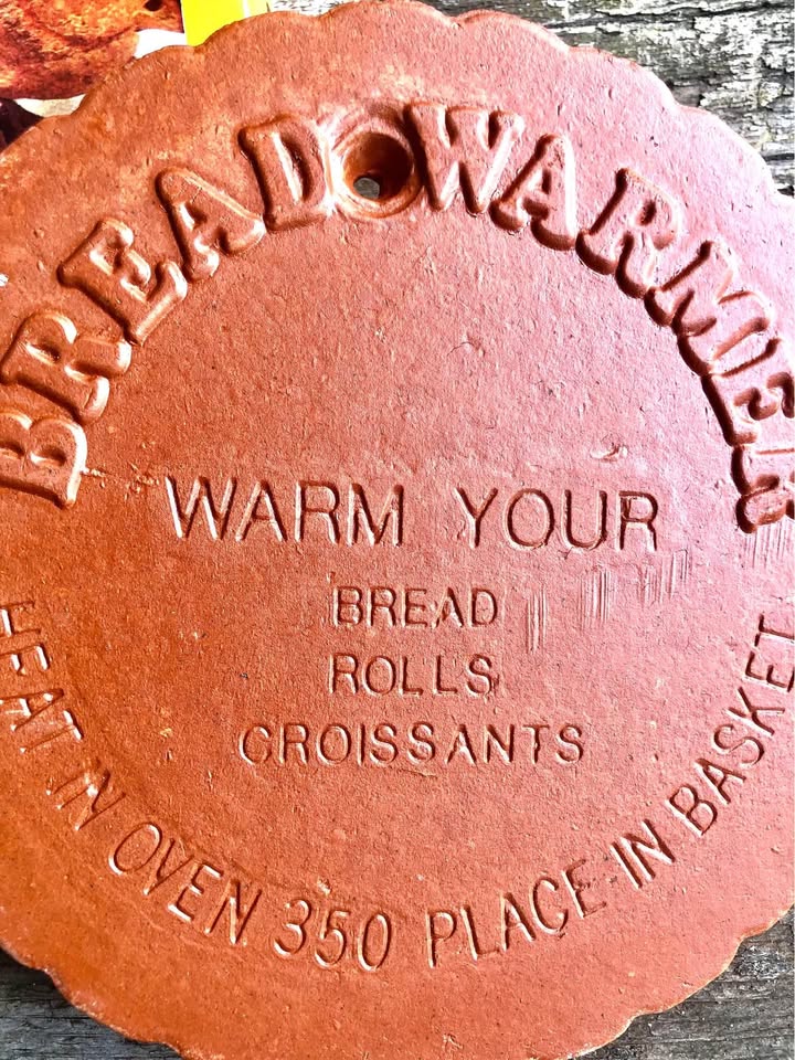 Vintage Cuisena Terra Cotta Bread Warmer