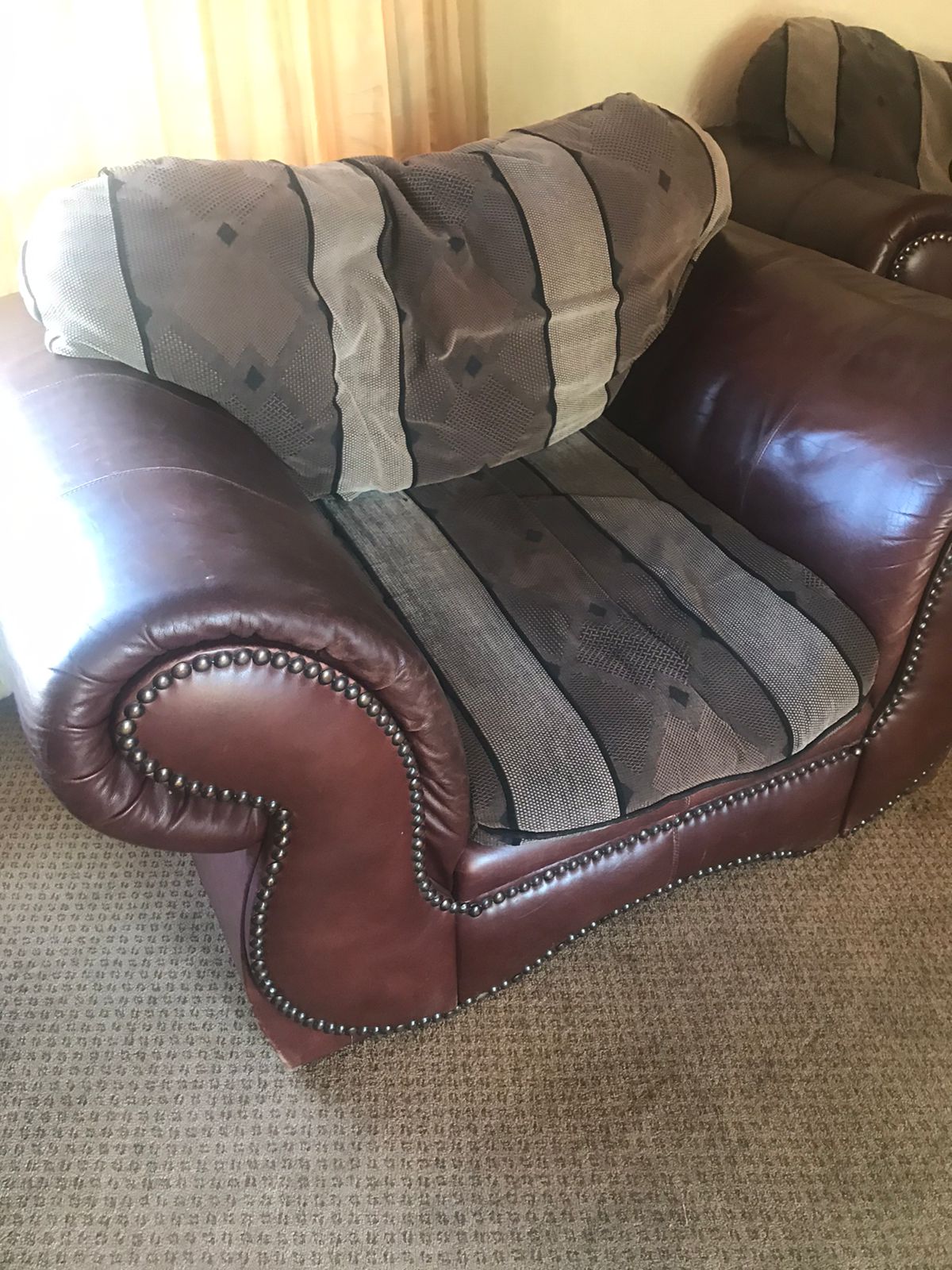 Genuine leather couches Junk Mail