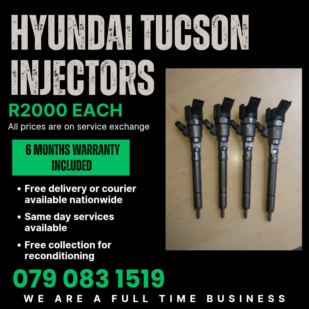 HYUNDAI TUCSON INJECTORS FOR SALE WITH WARRANTY - Private Seller HYUNDAI TUCSON INJECTORS FOR SALE WITH WARRANTY - Private Seller