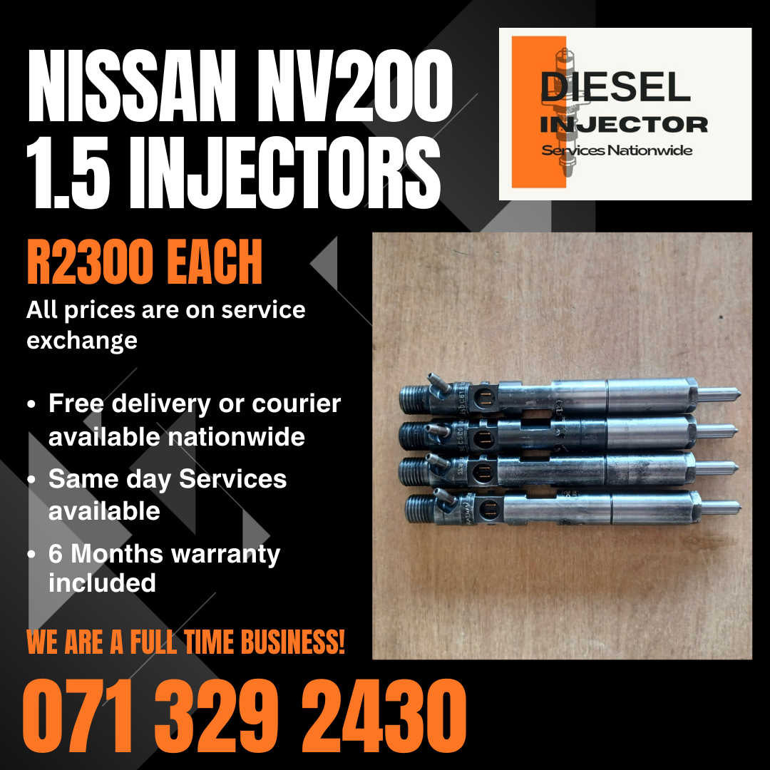 NISSAN NV200 1.5 INJECTORS FOR SALE WITH WARRANTY - Private Seller NISSAN NV200 1.5 INJECTORS FOR SALE WITH WARRANTY - Private Seller