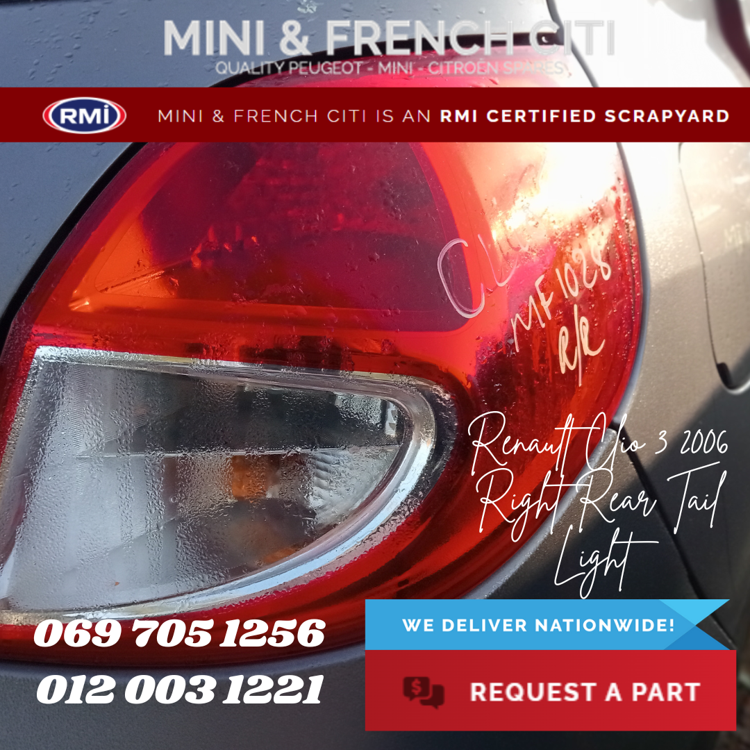 renault clio 3 2006 right rear tail light for sale - Private Seller