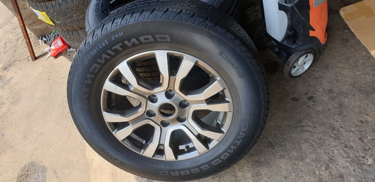 18" Ford Ranger Wildtrack original mag with used 265/60/18 tyre to use for spare - Private Seller 18" Ford Ranger Wildtrack original mag with used 265/60/18 tyre to use for spare - Private Seller