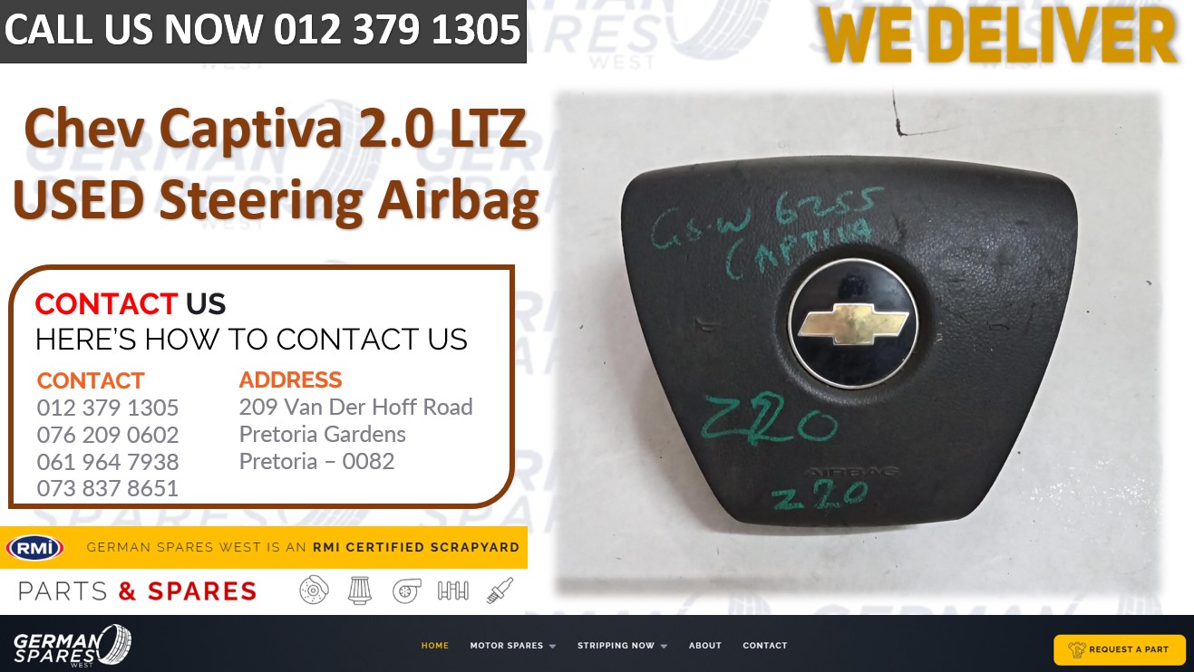 CHEV CAPTIVA 2.0LTZ USED STEERING AIRBAG FOR SALE - Private Seller CHEV CAPTIVA 2.0LTZ USED STEERING AIRBAG FOR SALE - Private Seller