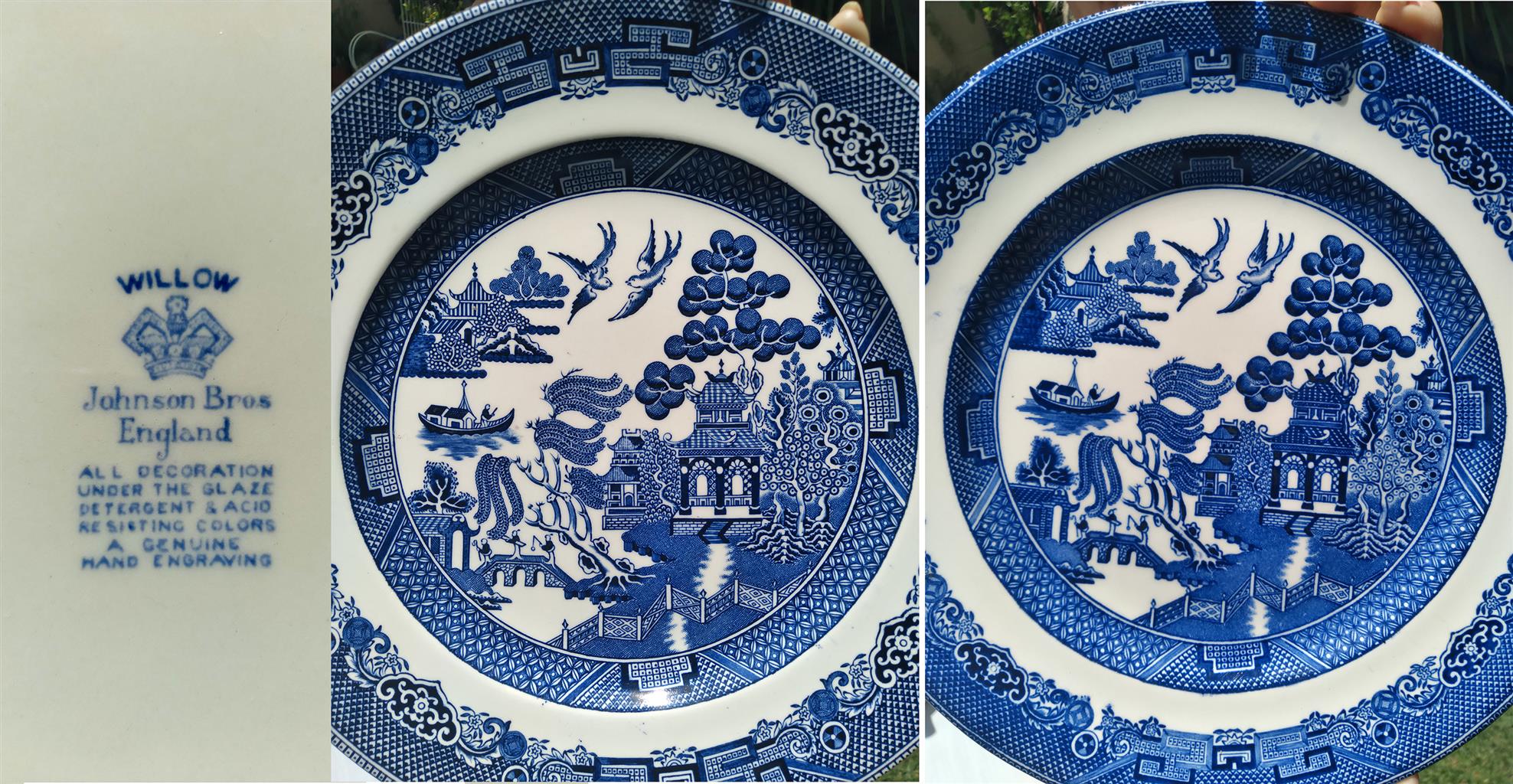 Johnson brothers clearance china blue willow