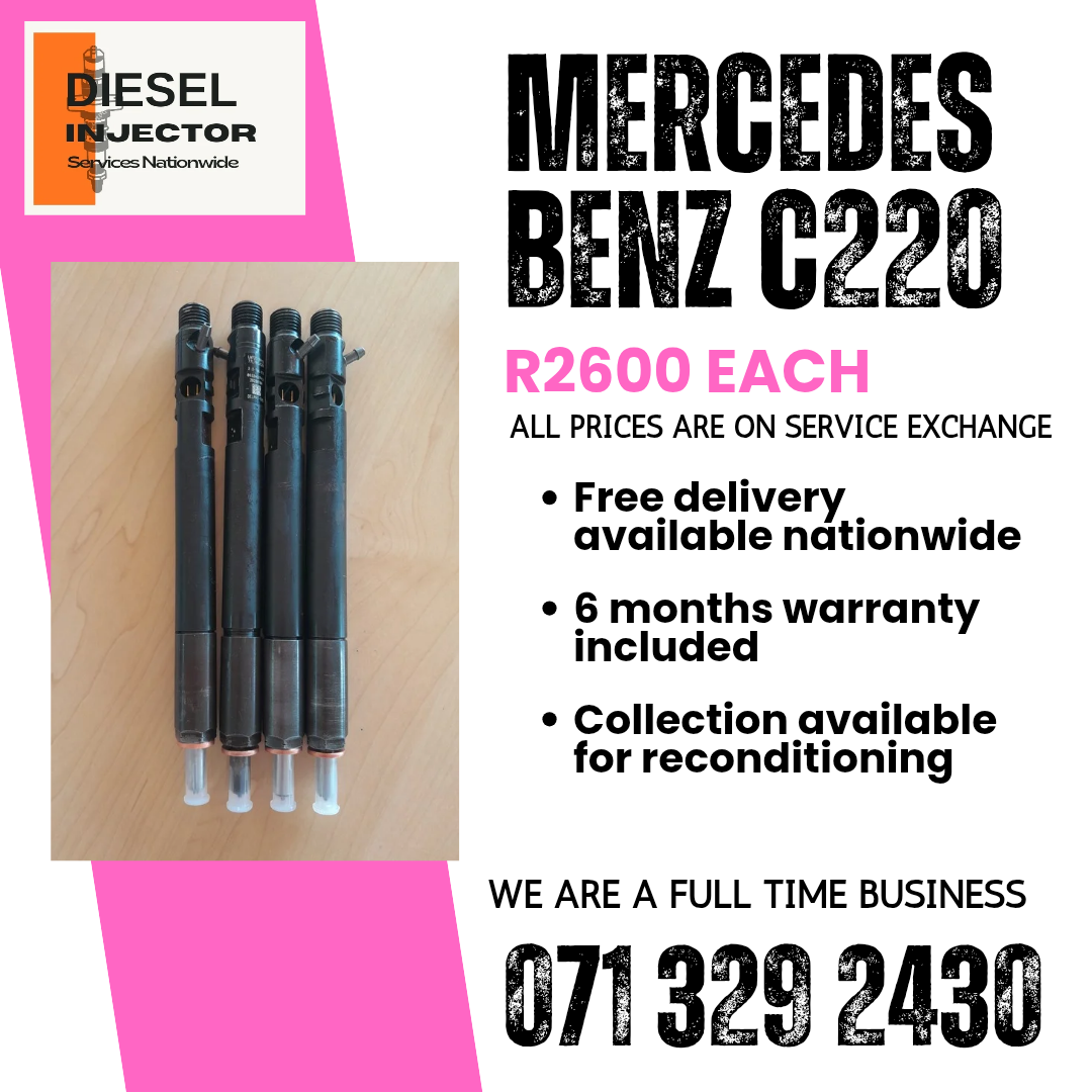 MERCEDES BENZ C220 DIESEL INJECTORS FOR SALE WITH WARRANTY - Private Seller MERCEDES BENZ C220 DIESEL INJECTORS FOR SALE WITH WARRANTY - Private Seller