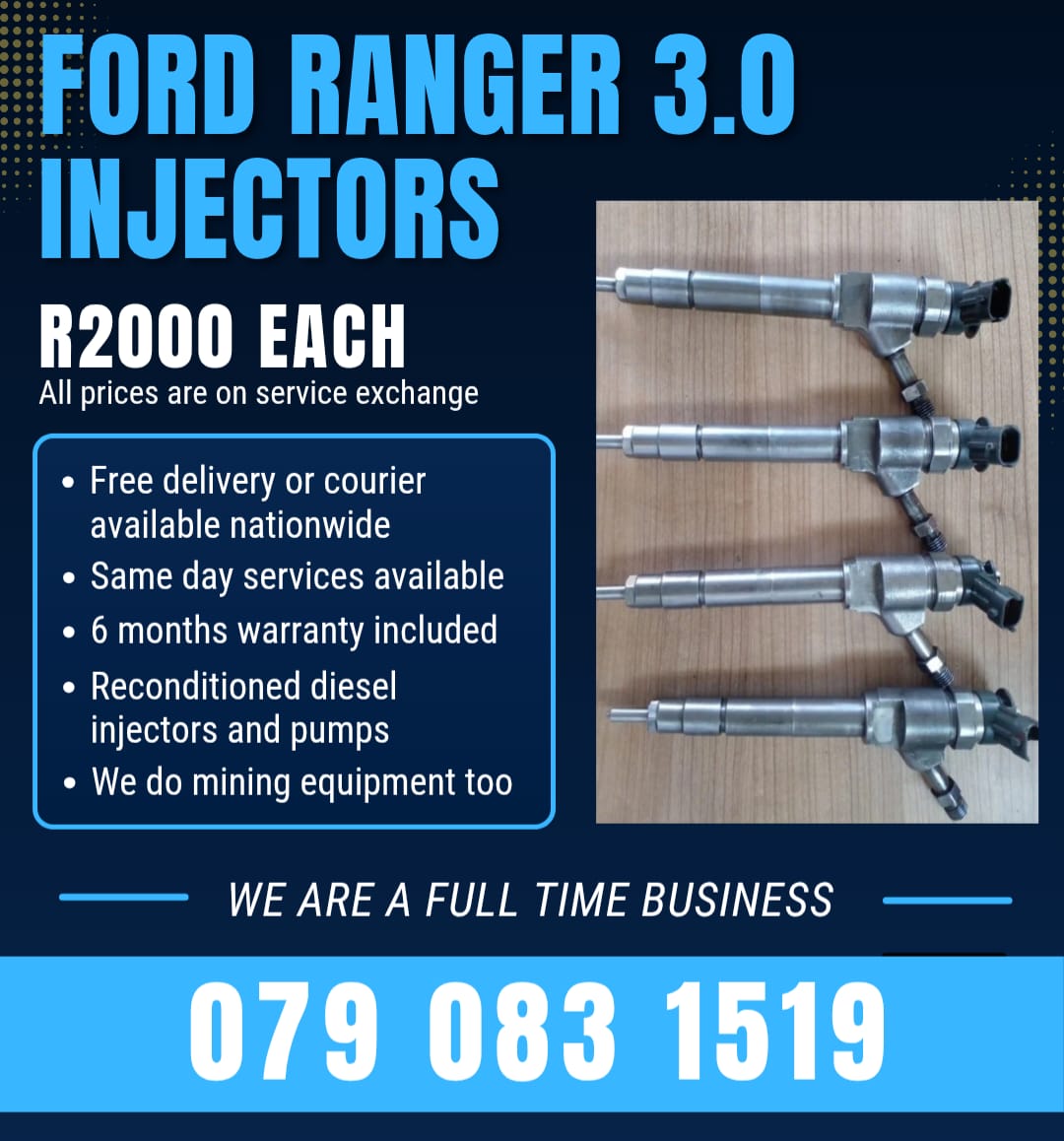 FORD RANGER 3.0 INJECTORS FOR SALE WITH WARRANTY - Private Seller FORD RANGER 3.0 INJECTORS FOR SALE WITH WARRANTY - Private Seller
