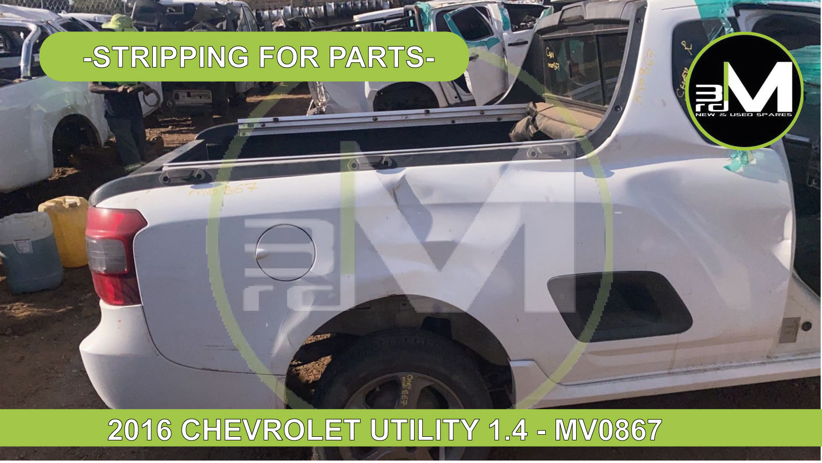 2016 CHEVROLET UTILITY 1.4 (STRIPPING FOR PARTS) - Private Seller 2016 CHEVROLET UTILITY 1.4 (STRIPPING FOR PARTS) - Private Seller