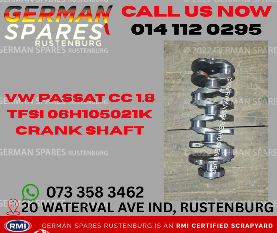 VW PASSAT CC 1.8 TFSI 06H105021K crank shaft  FOR SALE - Private Seller