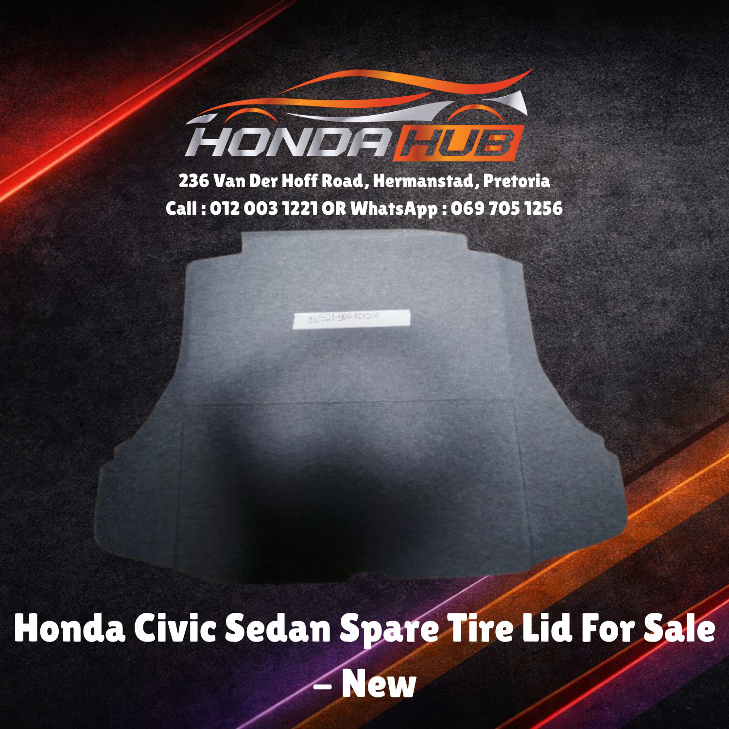 Honda Civic Sedan Spare Tire Lid New | Boot Floor Cover Replacement - Private Seller Honda Civic Sedan Spare Tire Lid New | Boot Floor Cover Replacement - Private Seller