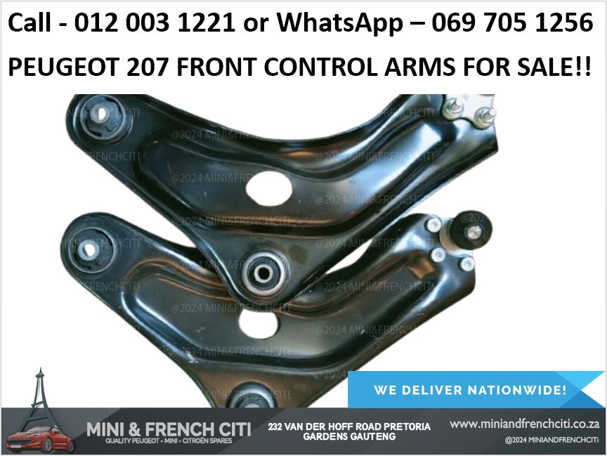 Peugeot 207 Left and Right Front Control Arms For Sale – OEM Suspension Parts!! - Private Seller Peugeot 207 Left and Right Front Control Arms For Sale – OEM Suspension Parts!! - Private Seller