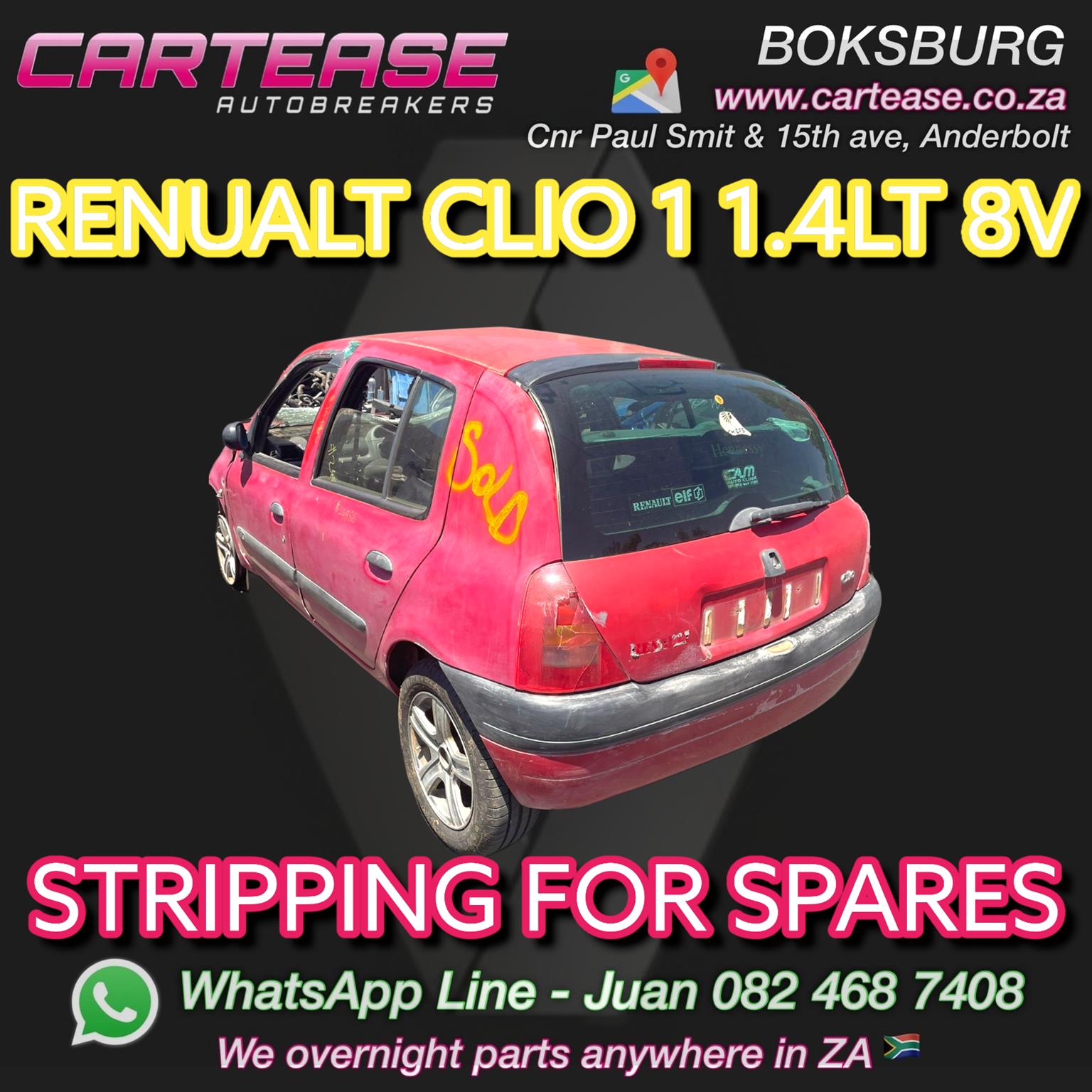 RENUALT CLIO 1 1.4LT 8V SPARES - Private Seller RENUALT CLIO 1 1.4LT 8V SPARES - Private Seller