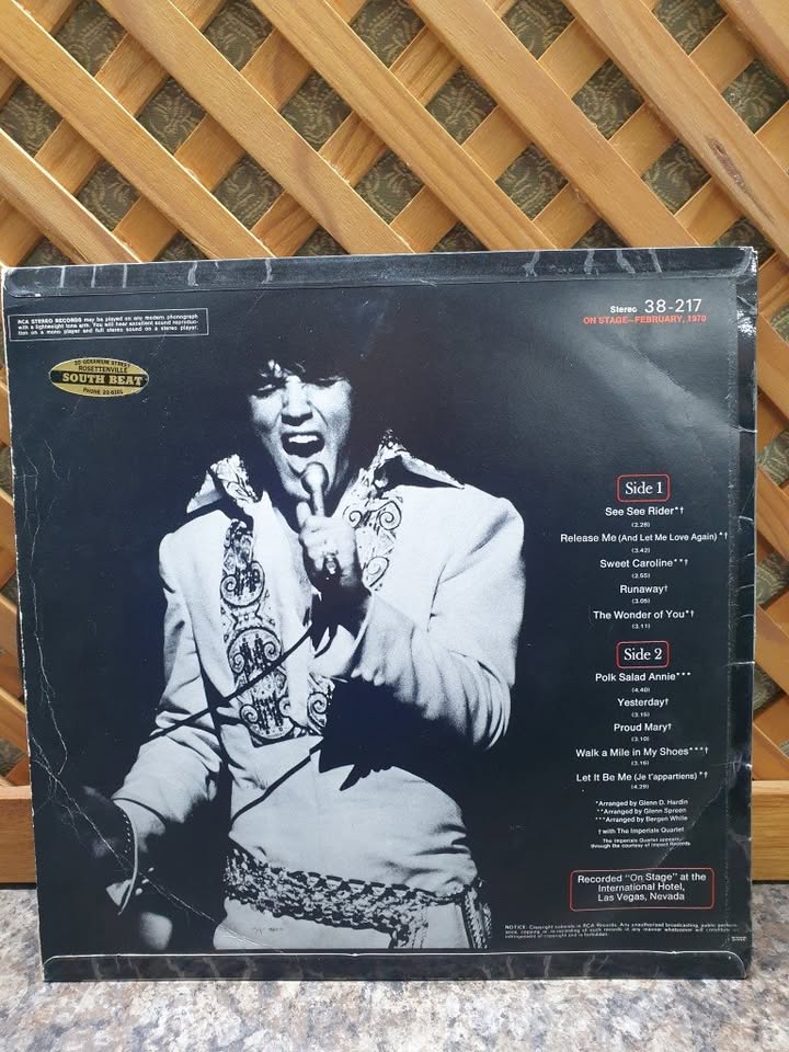 Elvis Presley – On Stage