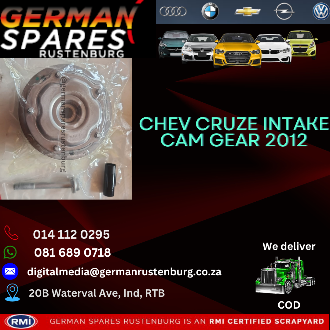 New Chev Cruze Intake Cam Gear 2012 - Private Seller New Chev Cruze Intake Cam Gear 2012 - Private Seller