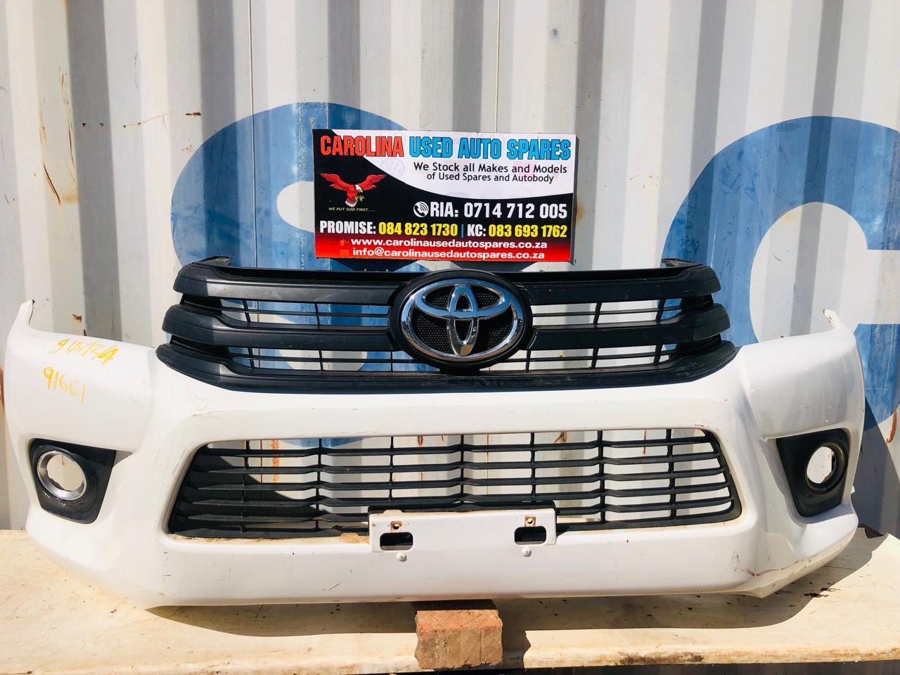 Toyota Hilux Gd6 complete front bumper with back grill (2015-2018) - Private Seller Toyota Hilux Gd6 complete front bumper with back grill (2015-2018) - Private Seller
