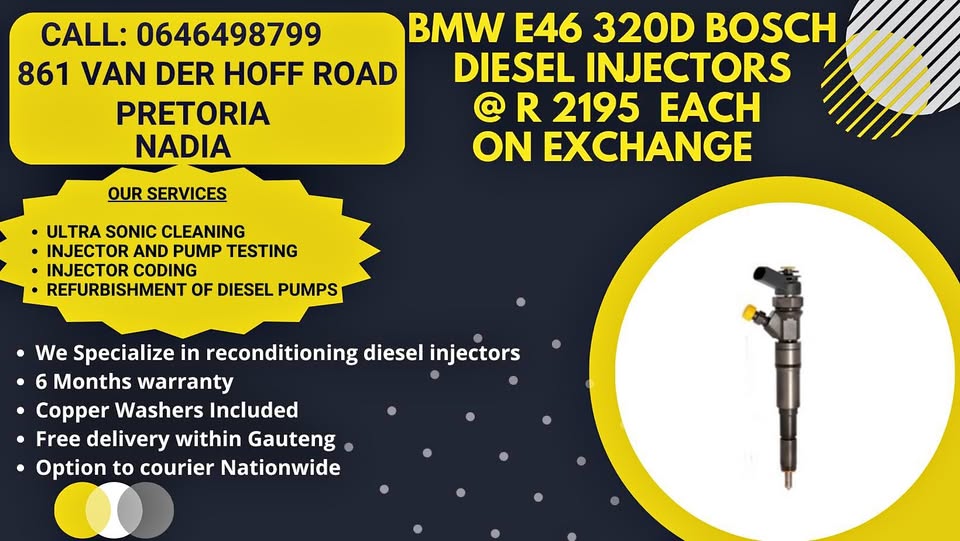 BMW E46 320D BOSH DIESEL INJECTORS - Private Seller BMW E46 320D BOSH DIESEL INJECTORS - Private Seller