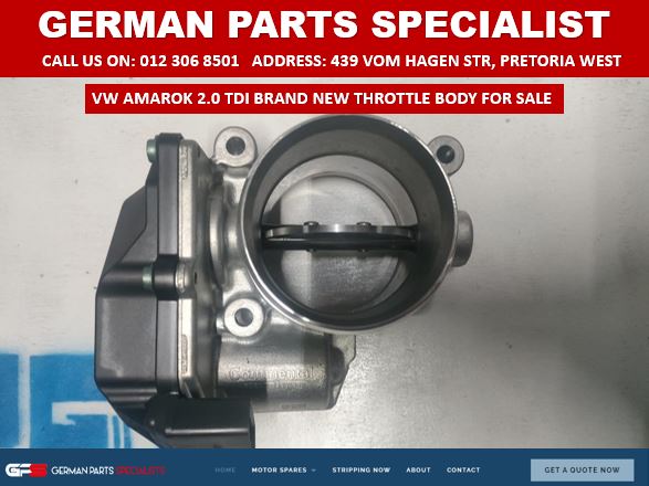 VW AMAROK 2.0 TDI BRAND NEW THROTTLE BODY FOR SALE - Private Seller VW AMAROK 2.0 TDI BRAND NEW THROTTLE BODY FOR SALE - Private Seller