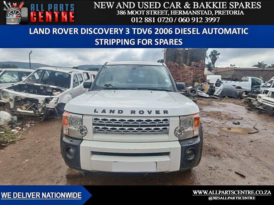 Stripping for Spares: 2006 Land Rover Discovery 3 TDV6 2.7 diesel automatic - Private Seller Stripping for Spares: 2006 Land Rover Discovery 3 TDV6 2.7 diesel automatic - Private Seller