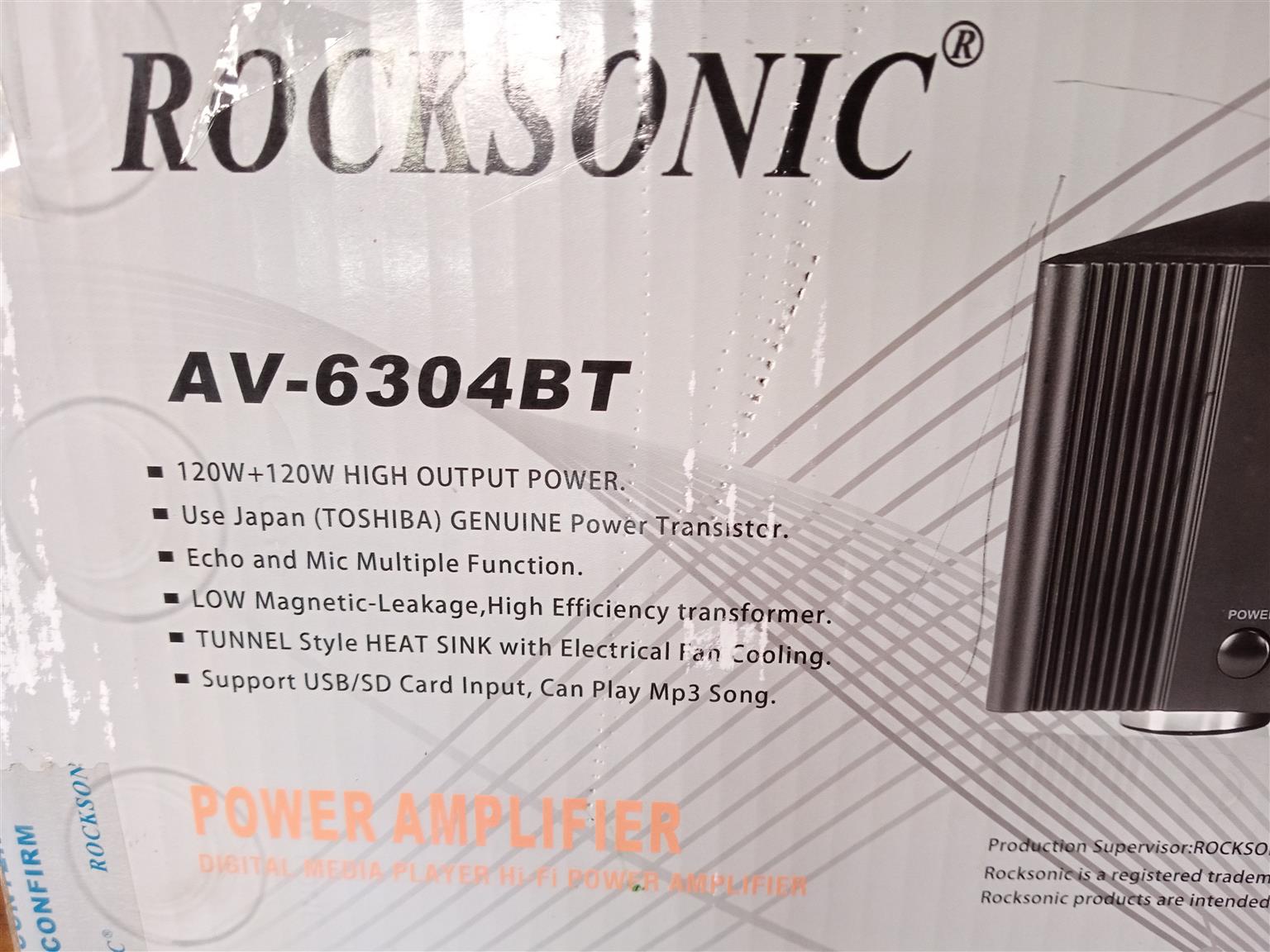 Rocksonic Stereo Amplifier