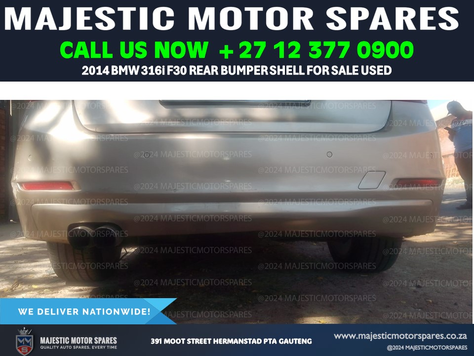 2014 BMW 316i Car Rear Bumper Shell for Sale Used