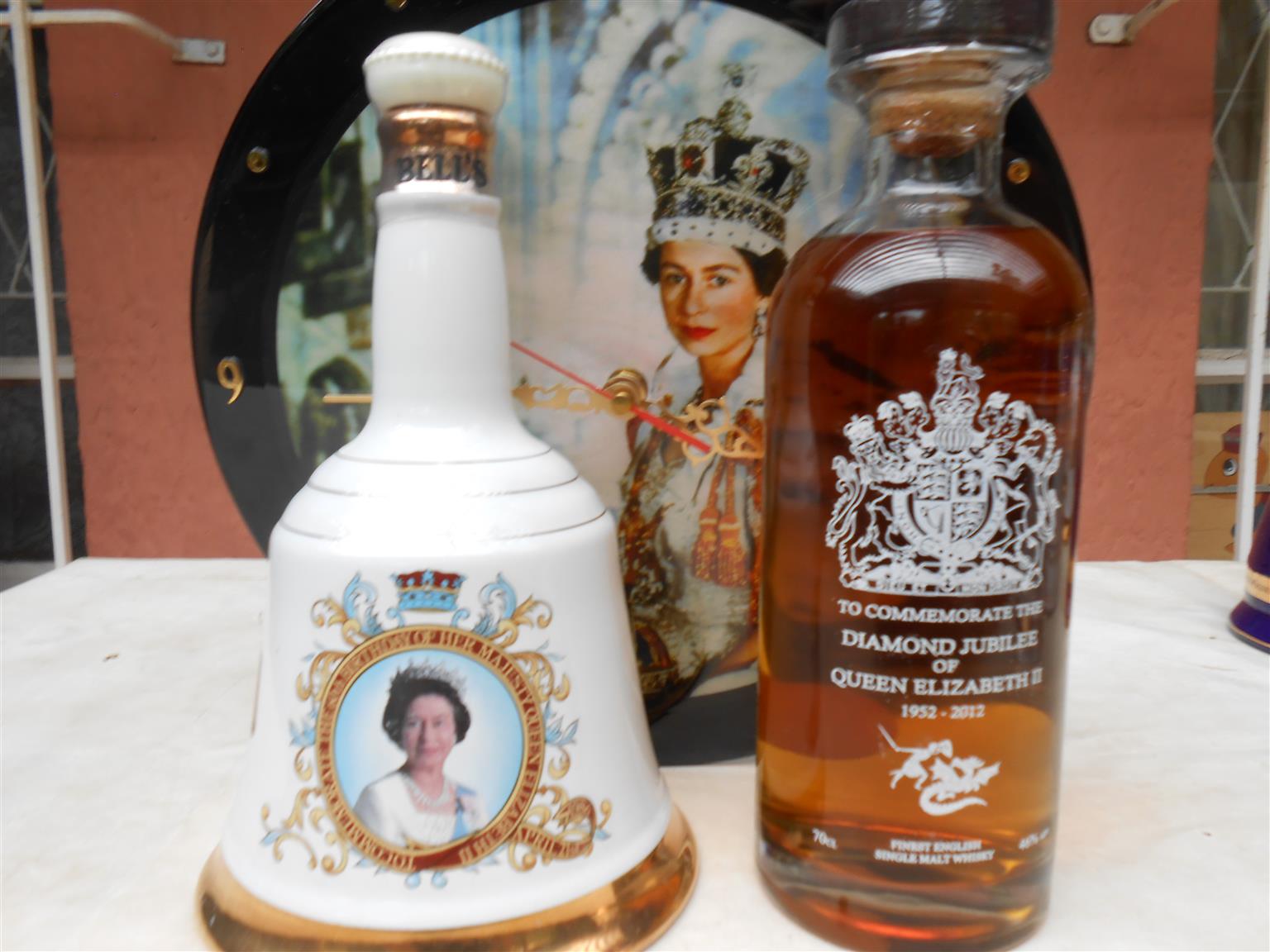 Royal Family decanter collection