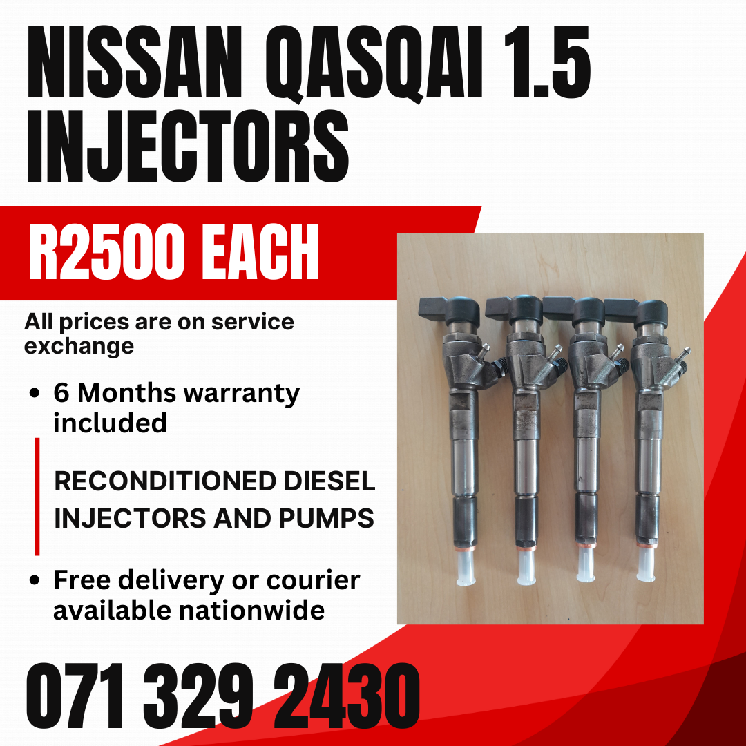 NISSAN QASQAI 1.5 INJECTORS FOR SALE WITH WARRANTY - Private Seller NISSAN QASQAI 1.5 INJECTORS FOR SALE WITH WARRANTY - Private Seller