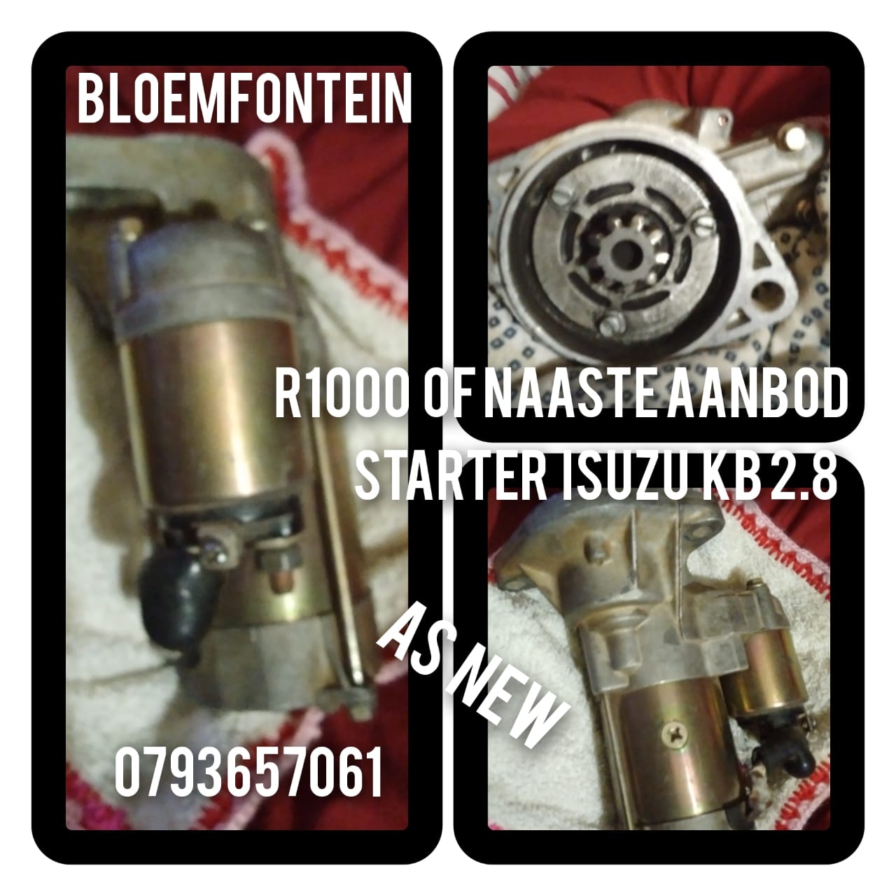 Isuzu  Kb 2020 2.8 starter