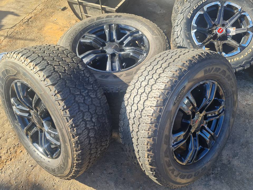 Ford Ranger original alloy mags size 17 +tyres used still in good condition - Private Seller Ford Ranger original alloy mags size 17 +tyres used still in good condition - Private Seller