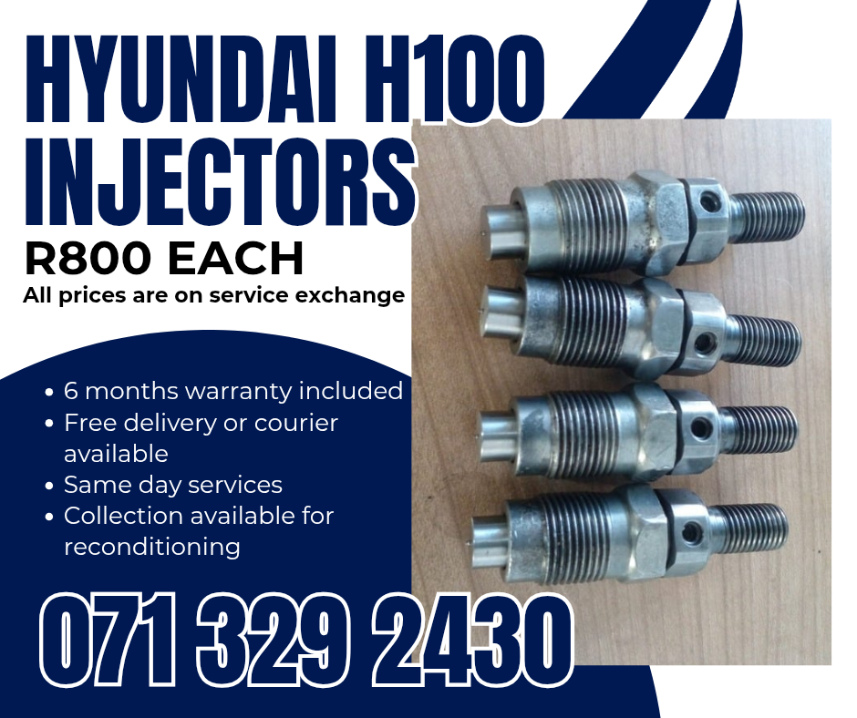 HYUNDAI H100 INJECTORS FOR SALE WITH WARRANTY ON - Private Seller HYUNDAI H100 INJECTORS FOR SALE WITH WARRANTY ON - Private Seller