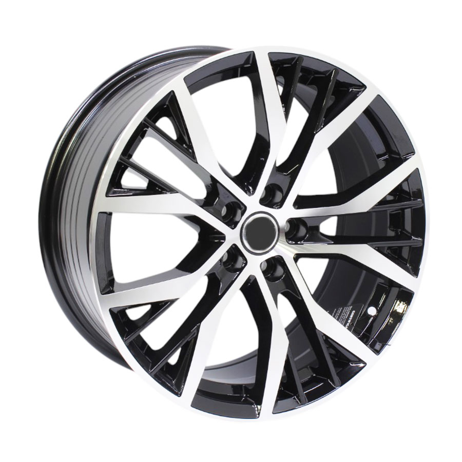 17″ GR5212 5/100 Black Machine Face Alloy Wheels