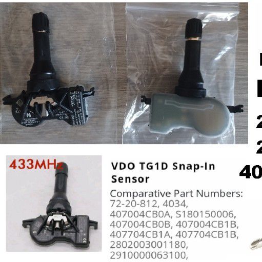 Renault Kadjar Tyre Pressure sensors TPMS