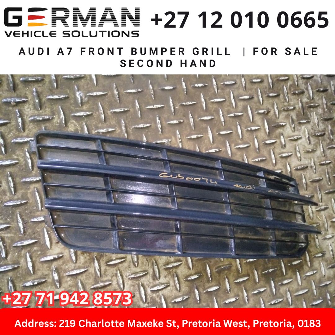 Audi A7 front bumper grill for sale second hand - Private Seller Audi A7 front bumper grill for sale second hand - Private Seller