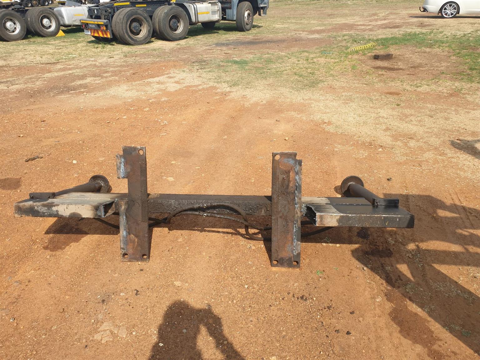 Brick Crane with Palfinger Grab and Outriggers