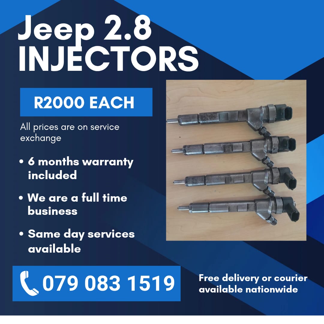 JEEP 2.8 INJECTORS FOR SALE WITH WARRANTY INCLUDED - Private Seller JEEP 2.8 INJECTORS FOR SALE WITH WARRANTY INCLUDED - Private Seller