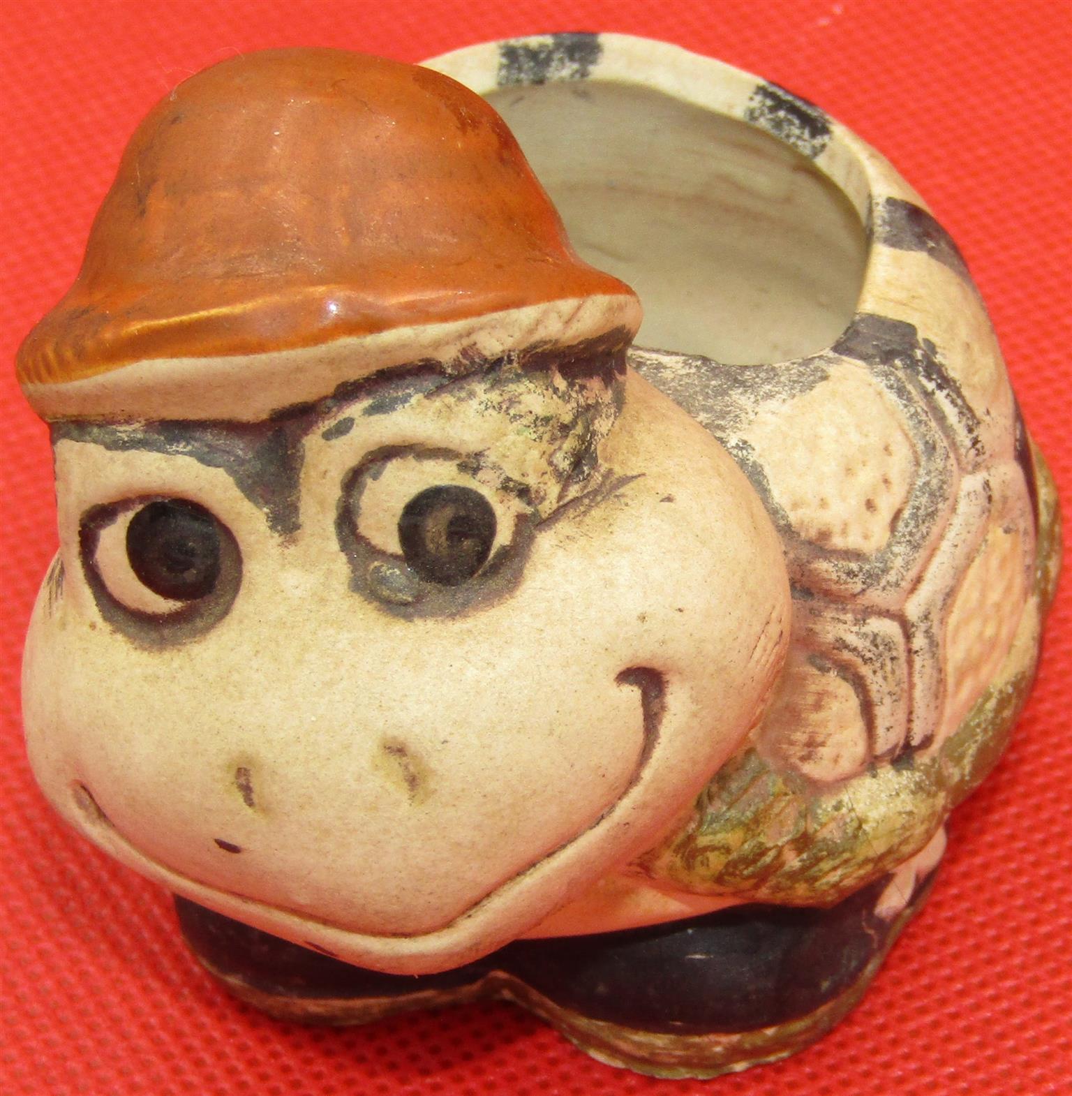 Vintage Ceramic Tortoise with Planter Vintage Ceramic Tortoise with Planter