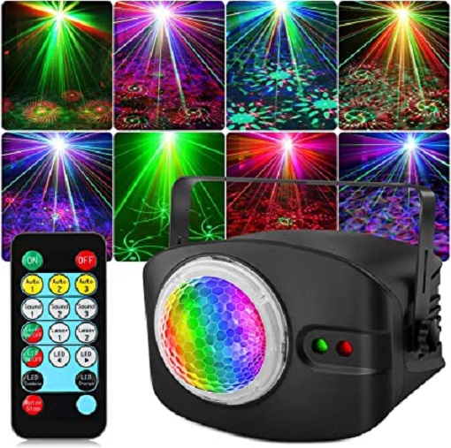 Big Professional Disco Stage DJ Party Flame Laser LED Light. Stunning Show. NEW