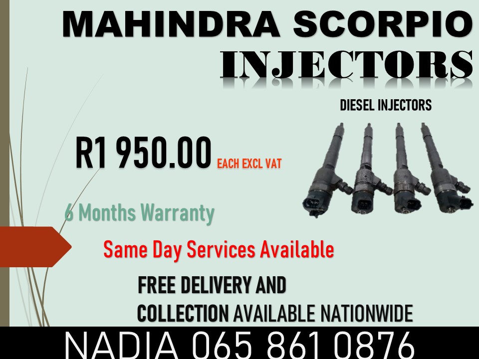 RELIABLE DIESEL INJECTORS FOR MAHINDRA SCORPIO - Private Seller RELIABLE DIESEL INJECTORS FOR MAHINDRA SCORPIO - Private Seller