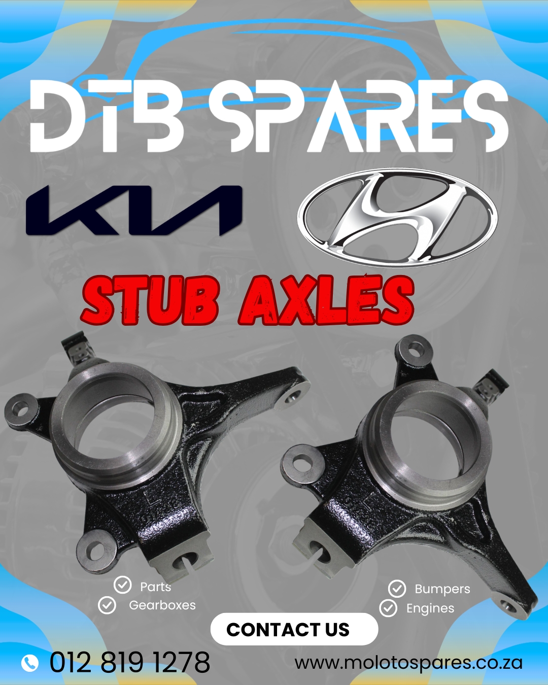 Stub Axles for Kia and Hyundai - Private Seller Stub Axles for Kia and Hyundai - Private Seller